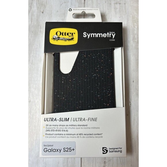 Otterbox Symmetry Series Phone Case for Samsung Galaxy S25+ Carnival Night Black - Picture 1 of 7
